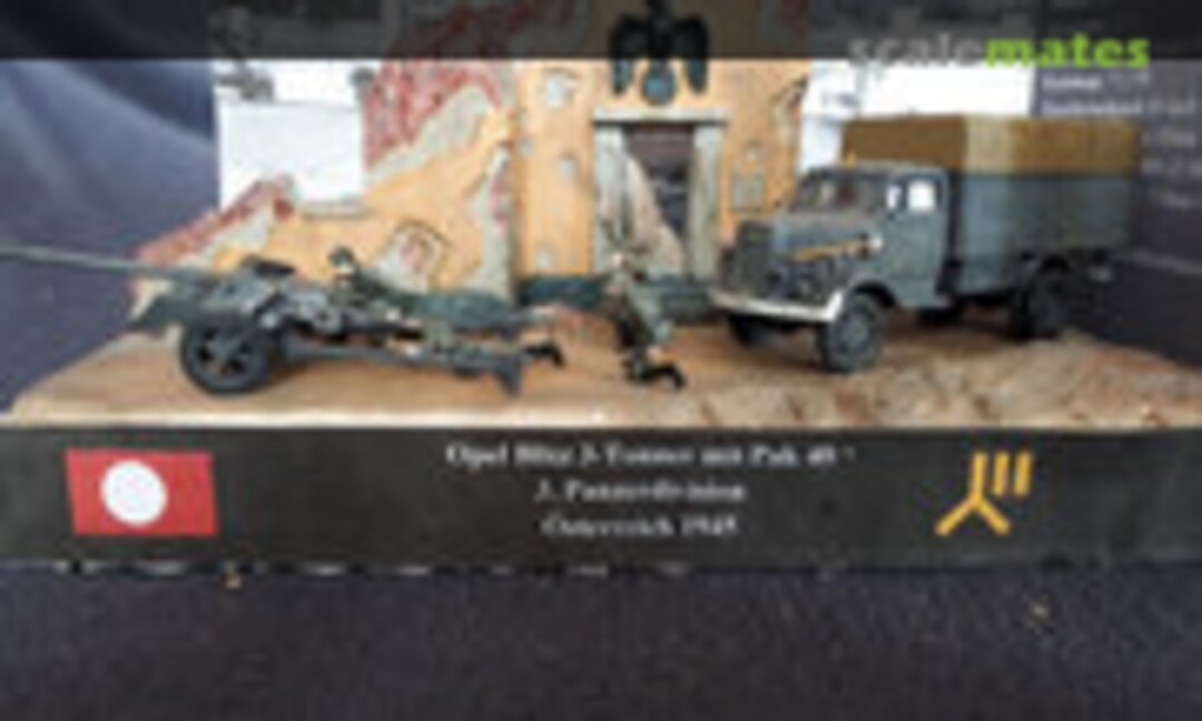 Opel Blitz 3 Tonner mit PaK 40 1:76