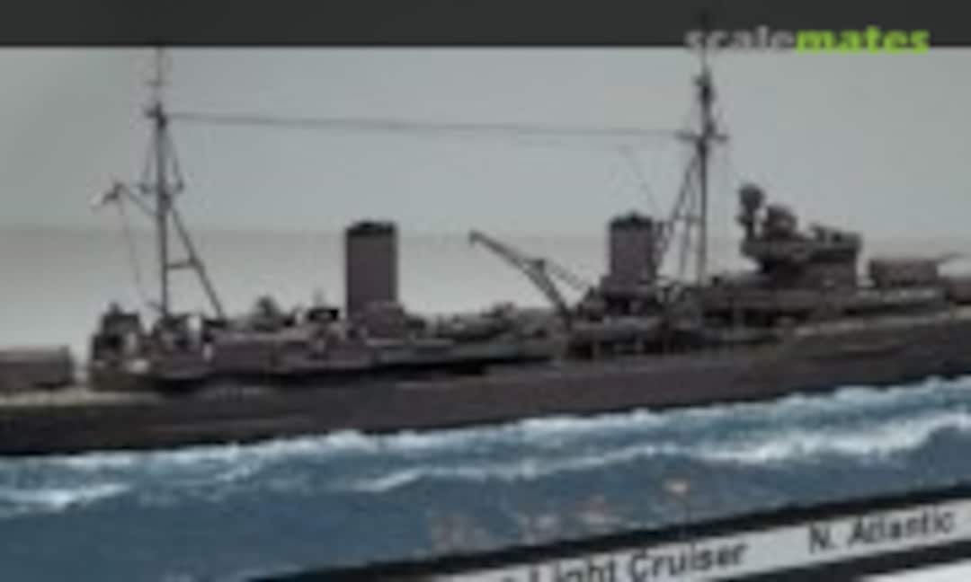 British Light cruiser HMS Galatea 1:700