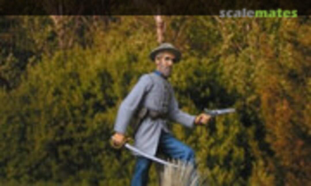 Konföderierter Offizier 54mm