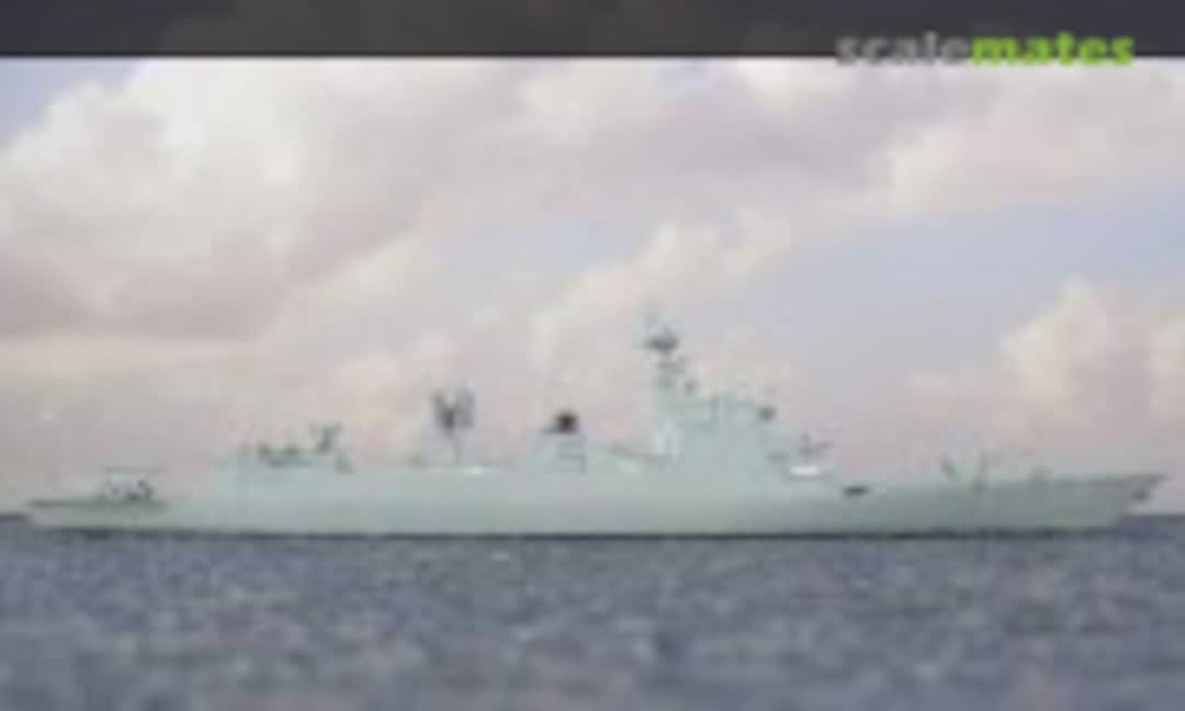 Chinese guided missiles destroyer Dazhou 1:700