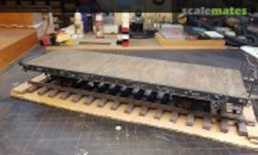Ommr Linz Außenlangträger Flachwagen 1:35