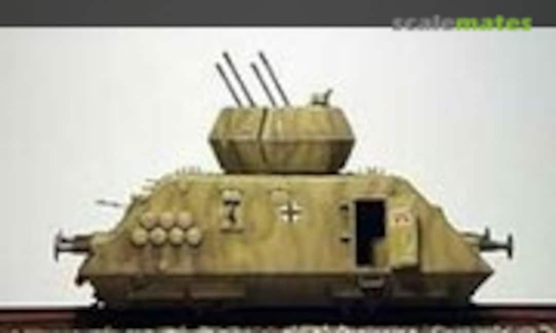 Panzerdraisine mit Wirbelwindturm 1:35