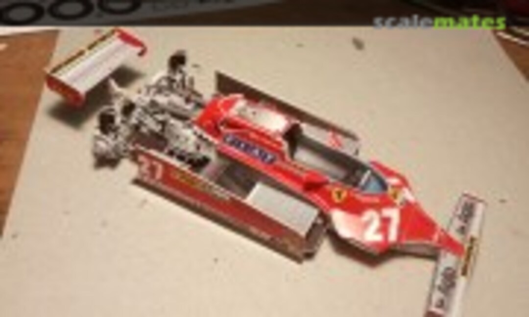 Ferrari 126 CK Papercraft IPMS Córdoba