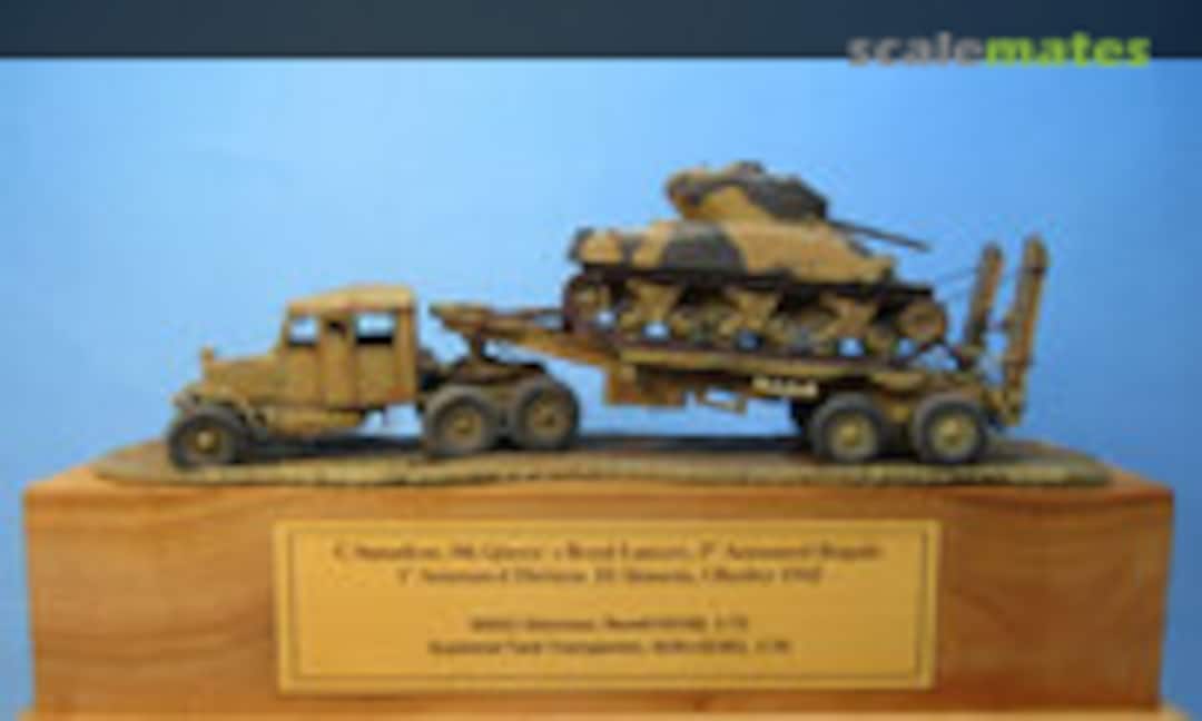 Scammel Tank Transporter mit M4A1 Sherman 1:72