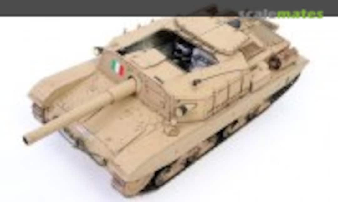 Semovente Ansaldo Fiat M43 105/25 1:35