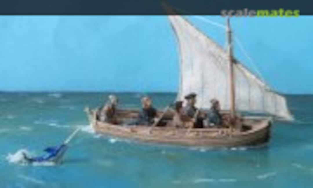 Mittelalterliches Boot 1:72