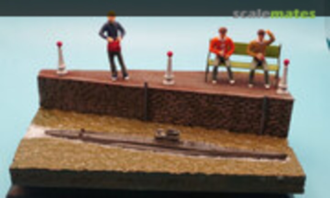 U-Boot Typ VIIc Diorama 1:400