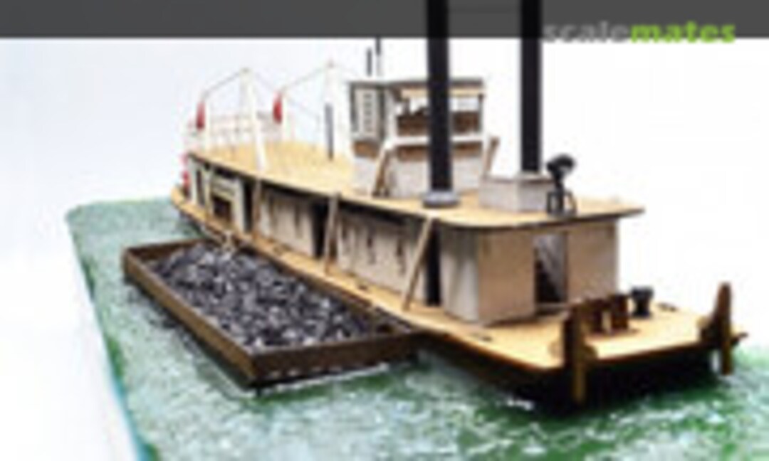 River Towboat Molly Brown 1:87