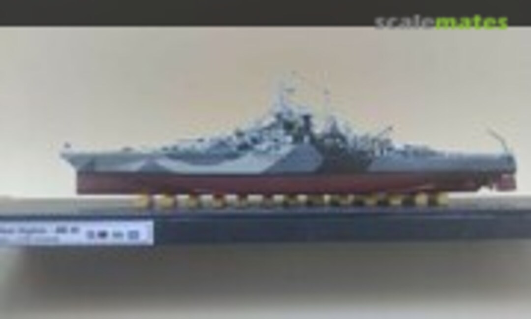 Schlachtschiff USS West Virginia 1:700