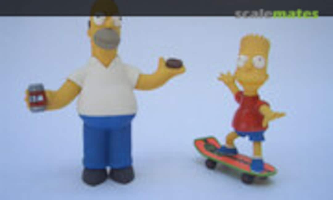 Bart und Homer Simpson No