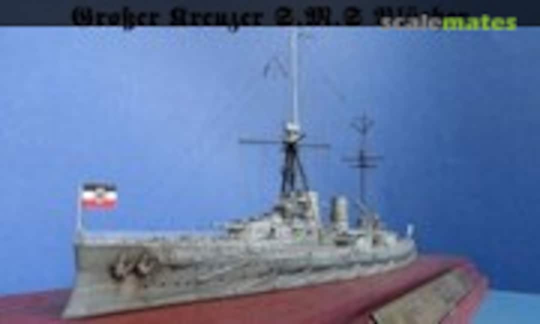 Deutscher Panzerkreuzer SMS Blücher 1:700