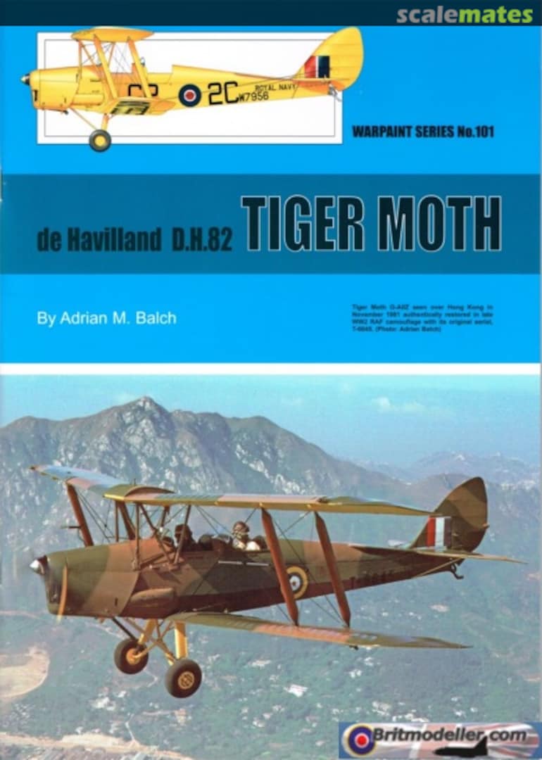 Cover de Havilland D.H. 82 Tiger Moth 101 Warpaint Books Limited