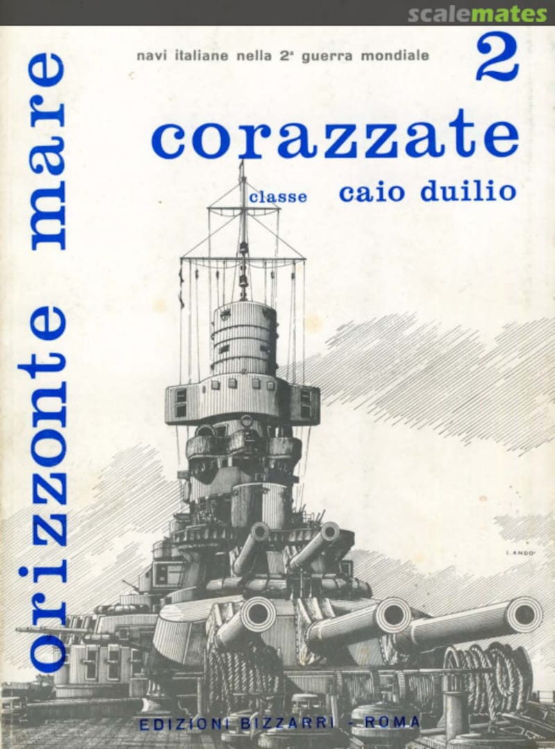 Cover Corazzate classe Caio Duilio 2 Edizioni dell’Ateneo & Bizzarri Cover Corazzate classe Caio Duilio 2 Edizioni dell’Ateneo & Bizzarri