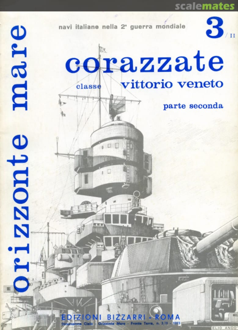 Cover Corazzate classe Vittorio Veneto 3/II Edizioni dell’Ateneo &amp; Bizzarri