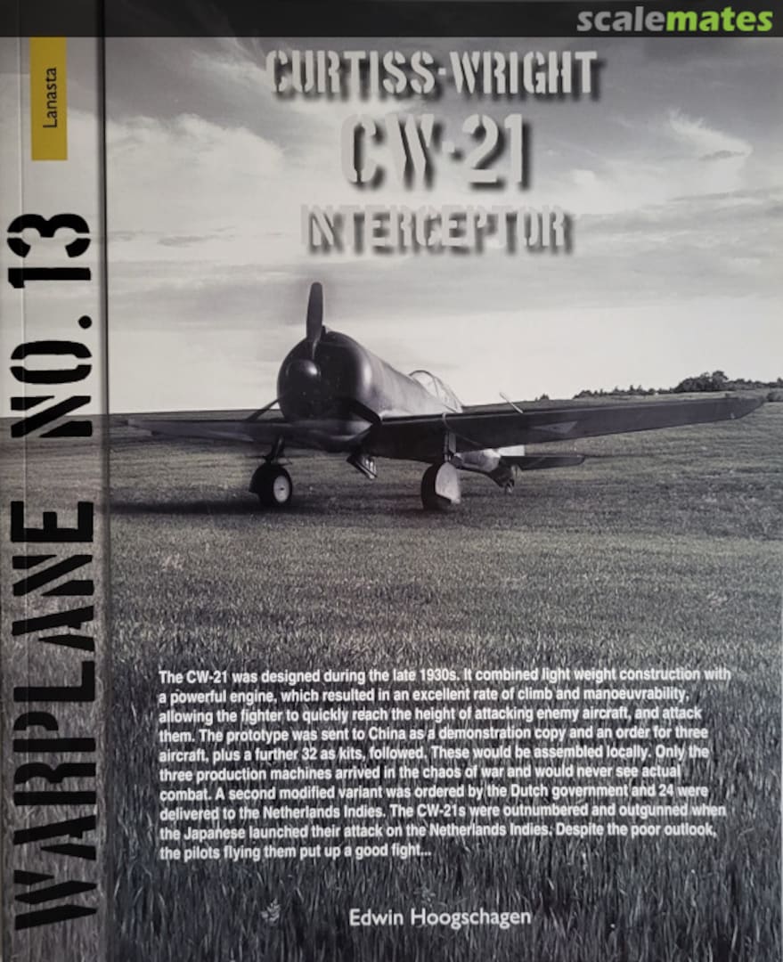Cover Curtiss-Wright CW-21 Interceptor 13 Lanasta