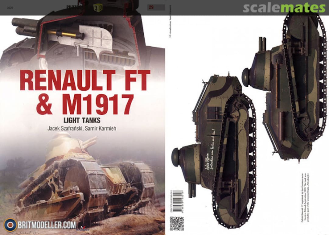 Cover Renault FT & M1917 Light Tanks 29 Kagero Cover Renault FT & M1917 Light Tanks 29 Kagero