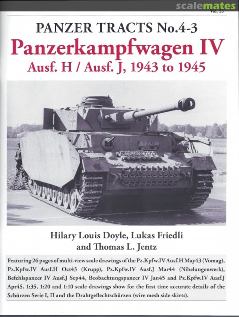 Cover Panzerkampfwagen IV 4-3 Panzer Tracts Cover Panzerkampfwagen IV 4-3 Panzer Tracts