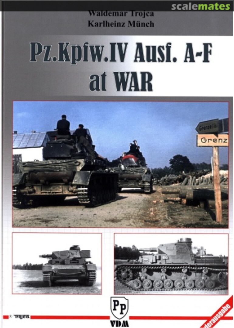 Cover Pz.Kpfw. IV Ausf. A-F at WAR  VDM Heinz Nickel Verlag