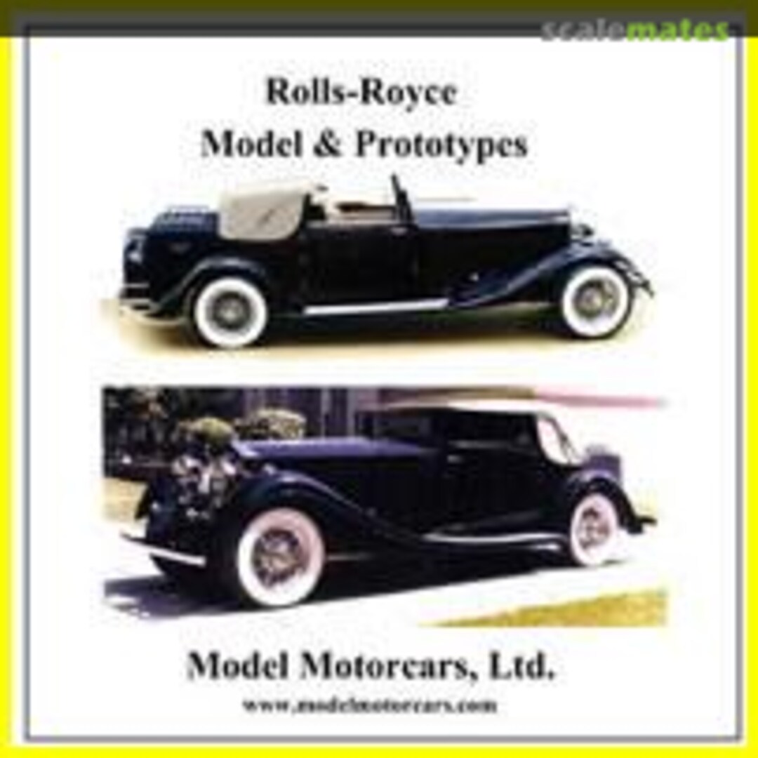 Cover Rolls-Royce Model & Prototypes CD004 Model Motorcars Cover Rolls-Royce Model & Prototypes CD004 Model Motorcars