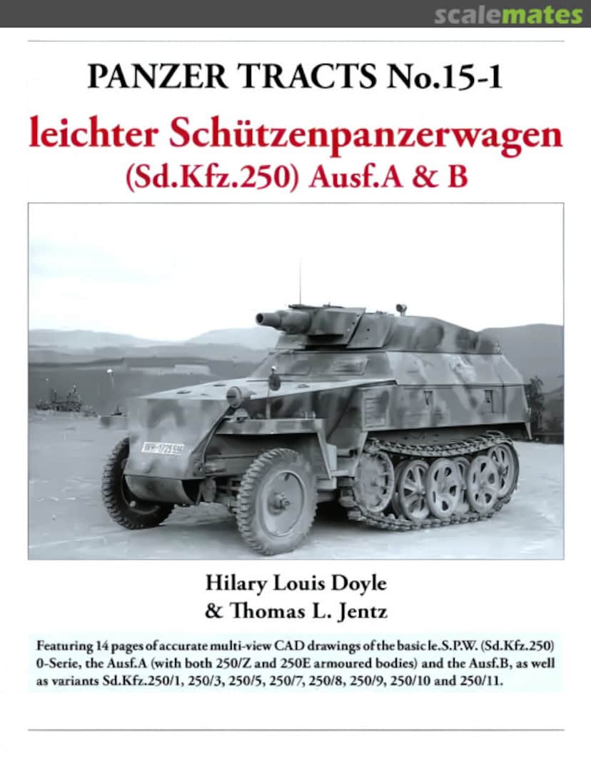 Cover leichter Schützenpanzerwagen (Sd.Kfz.250) Ausf.A & B 15-1 Panzerwrecks Cover leichter Schützenpanzerwagen (Sd.Kfz.250) Ausf.A & B 15-1 Panzerwrecks