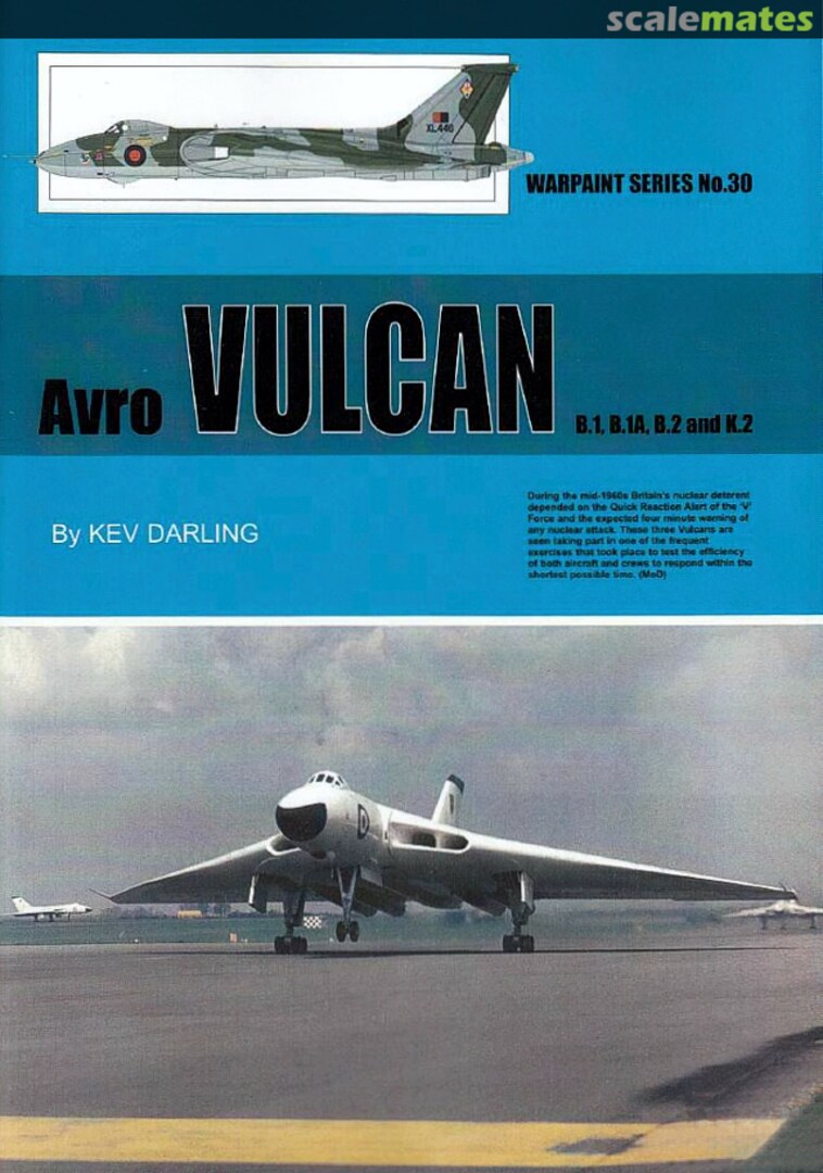 Cover Avro Vulcan 30 Warpaint Books Limited