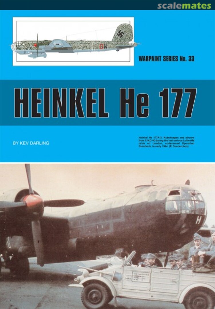 Cover Heinkel He 177 33 Warpaint Books Limited Cover Heinkel He 177 33 Warpaint Books Limited