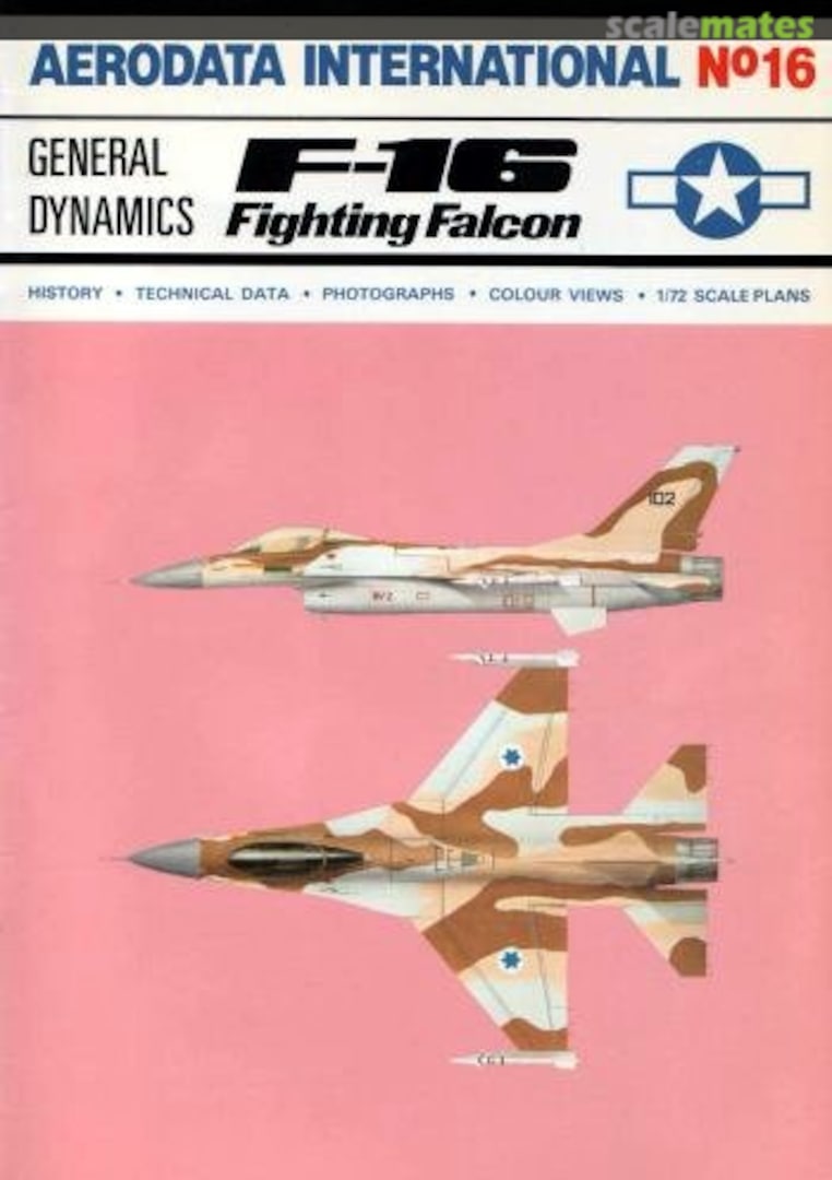 Cover General Dynamics F-16 Fighting Falcon 16 Vintage Aviation Publications