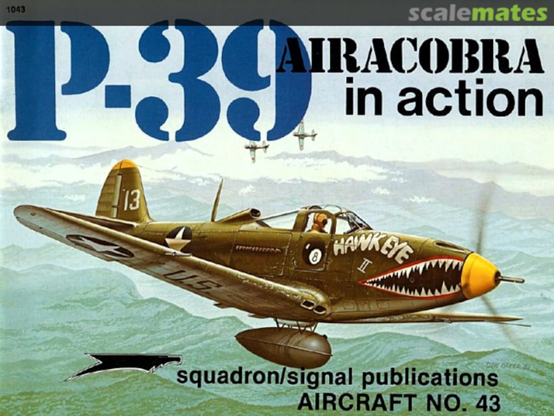 Cover P-39 Airacobra 1043 Squadron/Signal Publications