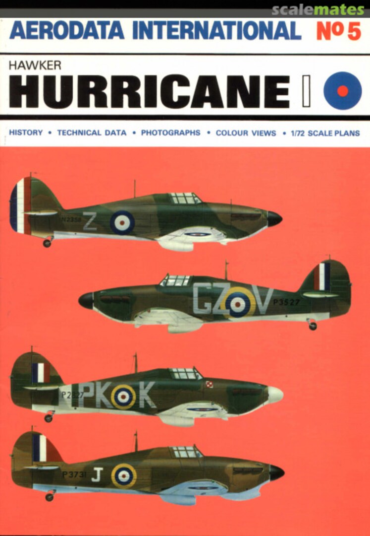 Cover Hawker Hurricane I 5 Vintage Aviation Publications