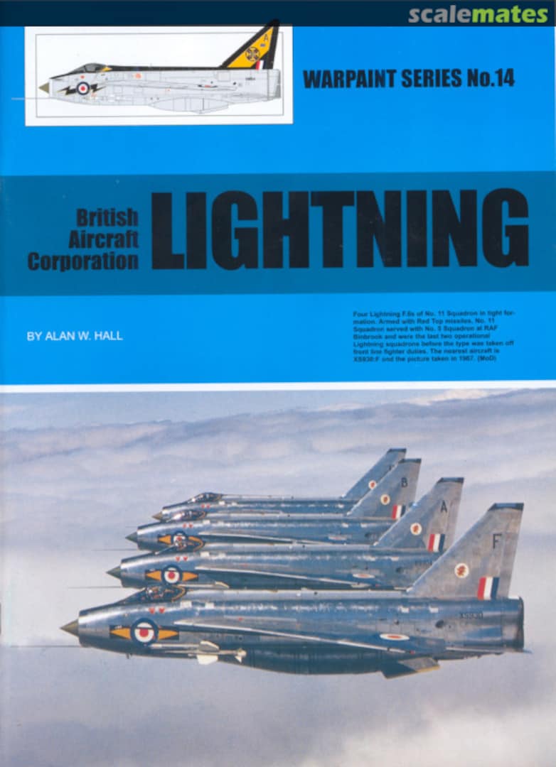 Cover British Aircraft Corporation Lightning 14 Warpaint Books Limited Cover British Aircraft Corporation Lightning 14 Warpaint Books Limited