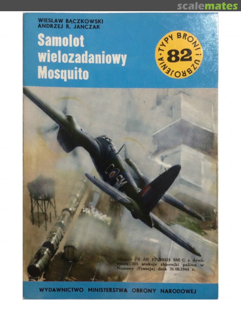 Cover Samolot wielozadaniowy Mosquito 82 Wydawnictwo MON Cover Samolot wielozadaniowy Mosquito 82 Wydawnictwo MON