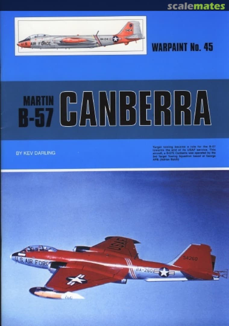 Cover Martin B-57 Canberra 45 Warpaint Books Limited Cover Martin B-57 Canberra 45 Warpaint Books Limited