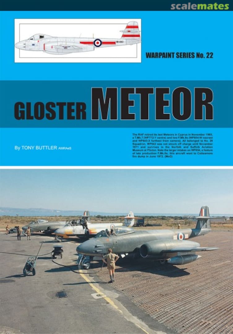 Cover Gloster Meteor 22 Warpaint Books Limited Cover Gloster Meteor 22 Warpaint Books Limited