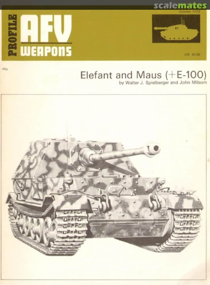 Cover Elefant and Maus (+E-100) 61 Profile Publications