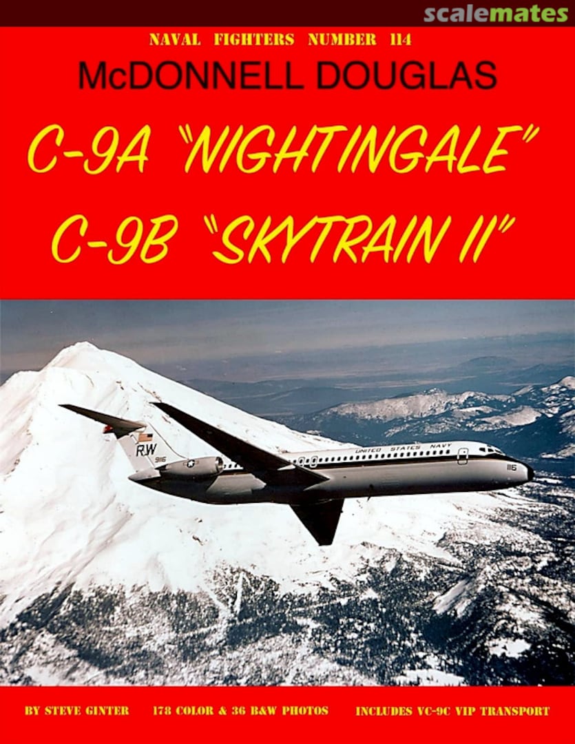 Cover McDonnell Douglas C-9A "Nightingale" & C-9B "Skytrain II" 114 Ginter Books Cover McDonnell Douglas C-9A "Nightingale" & C-9B "Skytrain II" 114 Ginter Books