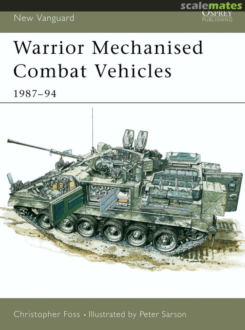 Cover Warrior Mechanised Combat Vehicles 1987-94 10 Osprey Publications