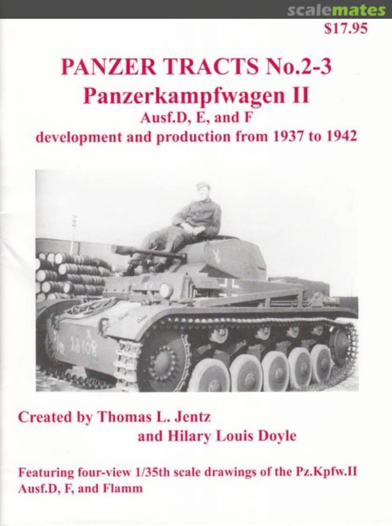 Cover Panzerkampfwagen II ausf. D, E and F 2-3 Panzer Tracts Cover Panzerkampfwagen II ausf. D, E and F 2-3 Panzer Tracts