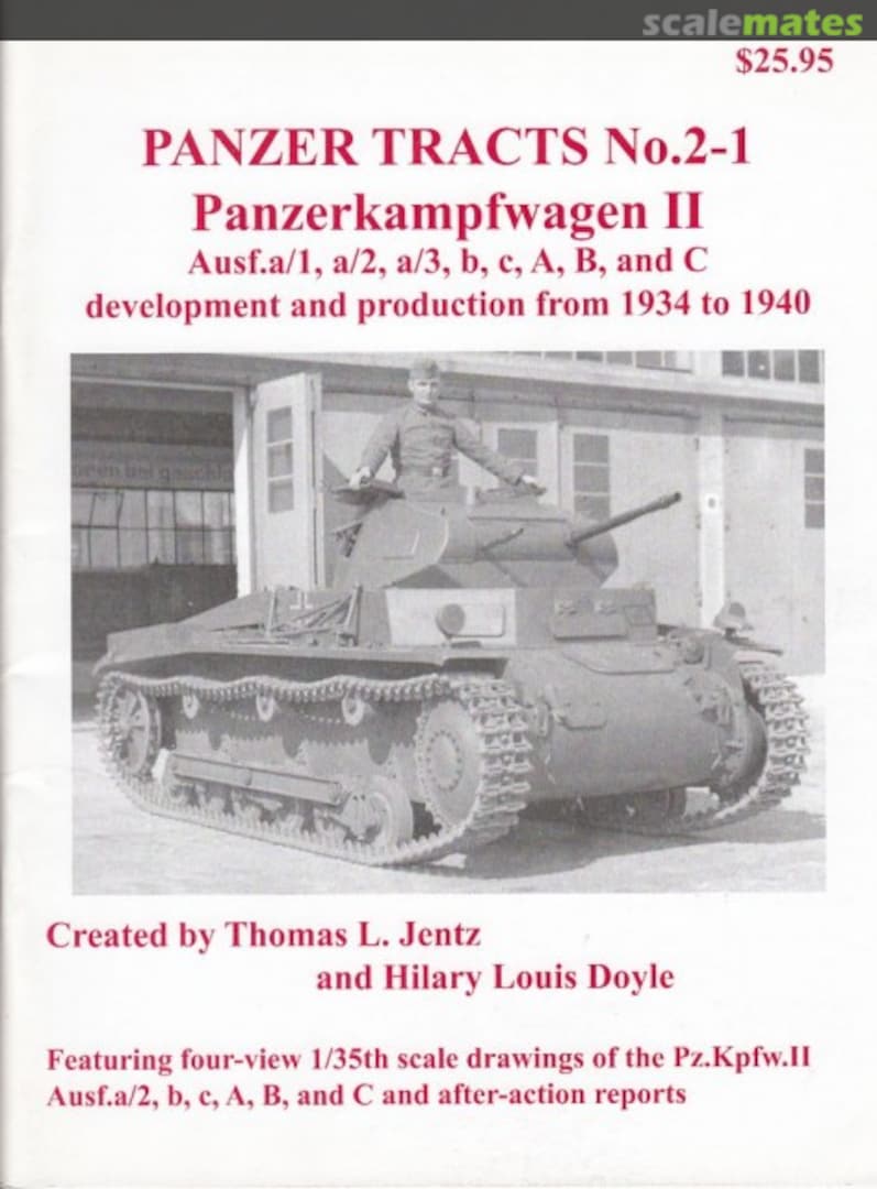 Cover Panzerkampfwagen II 2-1 Panzer Tracts Cover Panzerkampfwagen II 2-1 Panzer Tracts