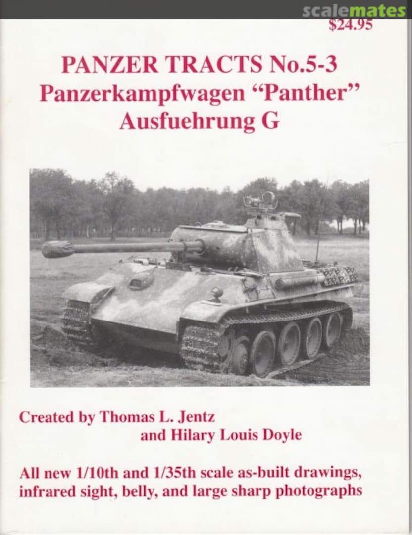 Cover Panzerkampfwagen "Panther" Ausfuehrung G 5-3 Panzer Tracts Cover Panzerkampfwagen "Panther" Ausfuehrung G 5-3 Panzer Tracts