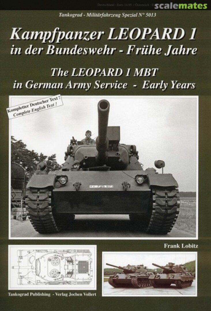 Cover KPz Leopard 1 in der Bundeswehr - Frühe Jahre 5013 Tankograd Publishing Cover KPz Leopard 1 in der Bundeswehr - Frühe Jahre 5013 Tankograd Publishing