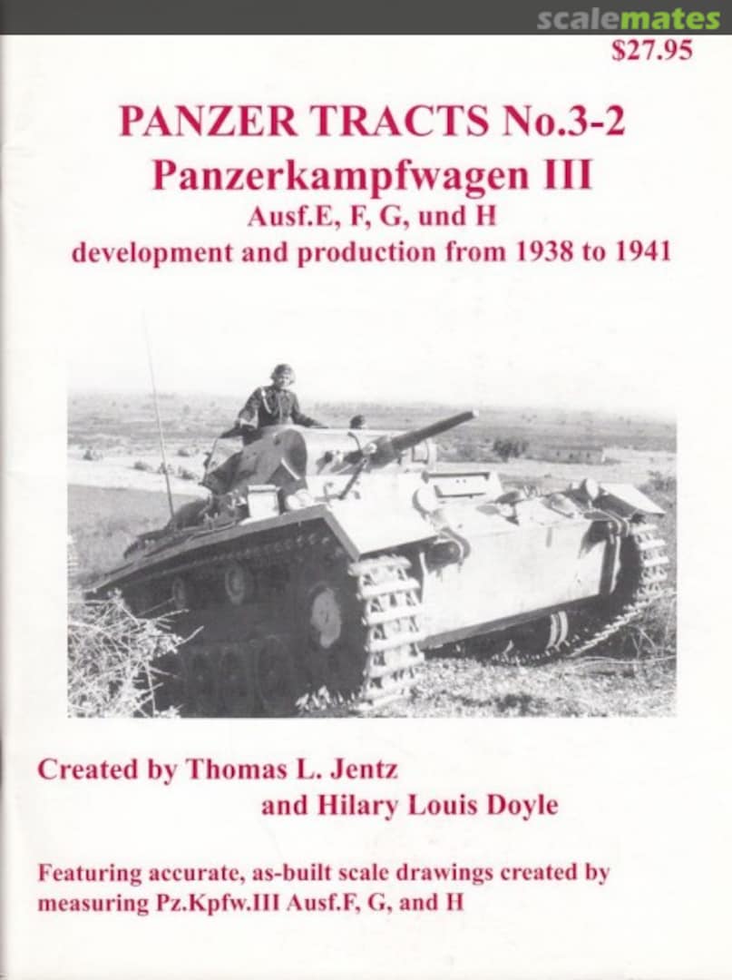 Cover Panzerkampfwagen III Ausf. E, F, G und H 3-2 Panzer Tracts Cover Panzerkampfwagen III Ausf. E, F, G und H 3-2 Panzer Tracts