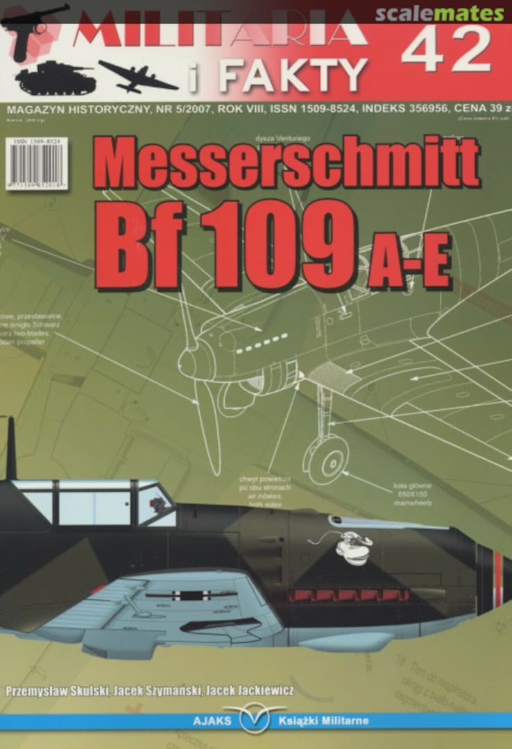 Cover Messerschmitt Bf 109 A-E 42 AJaKS Cover Messerschmitt Bf 109 A-E 42 AJaKS