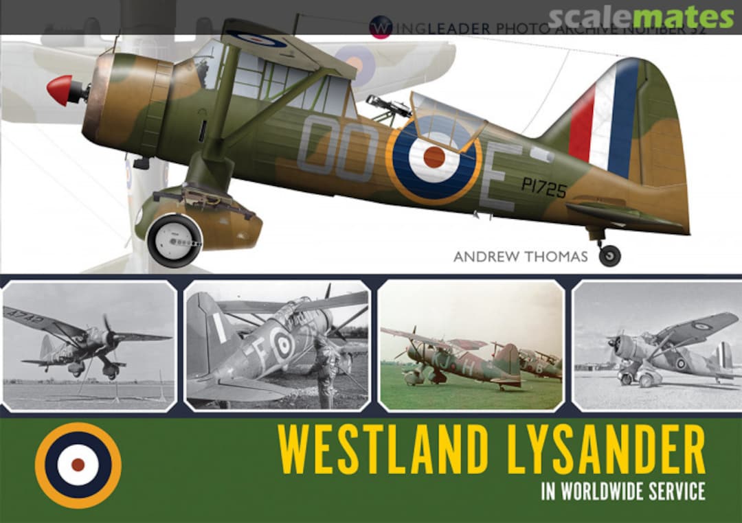 Cover Westland Lysander 32 Wing Leader Cover Westland Lysander 32 Wing Leader