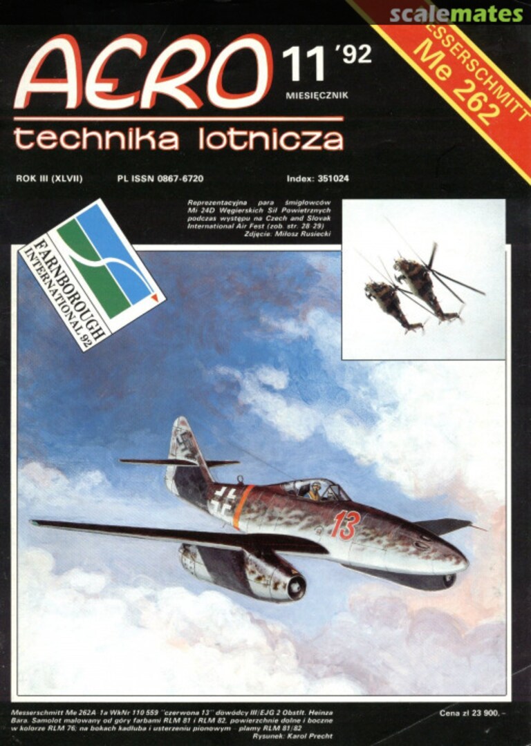 Cover Aero Technika Lotnicza 11 Oficyna Wydawnicza SIMP
