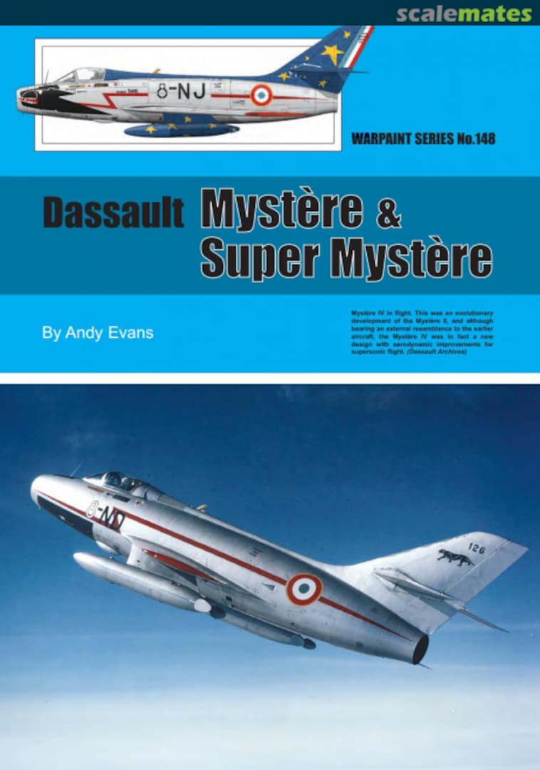 Cover Dassault Mystère & Super Mystère 148 Guideline Publications Cover Dassault Mystère & Super Mystère 148 Guideline Publications