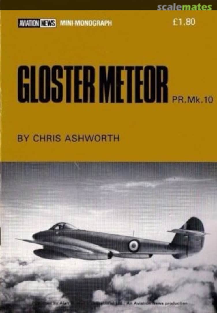 Cover Gloster Meteor PR.Mk.10 Scale Aircraft Modelling Cover Gloster Meteor PR.Mk.10 Scale Aircraft Modelling
