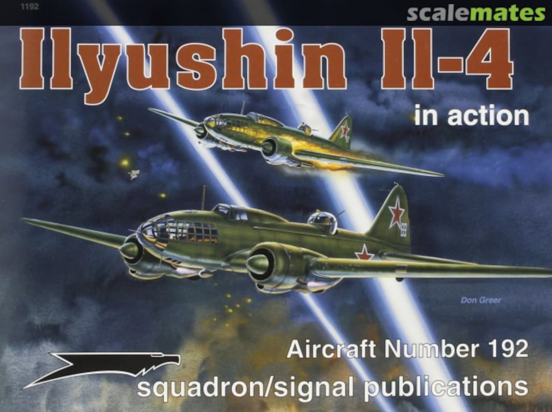 Cover Ilyushin Il-4 1192 Squadron/Signal Publications Cover Ilyushin Il-4 1192 Squadron/Signal Publications