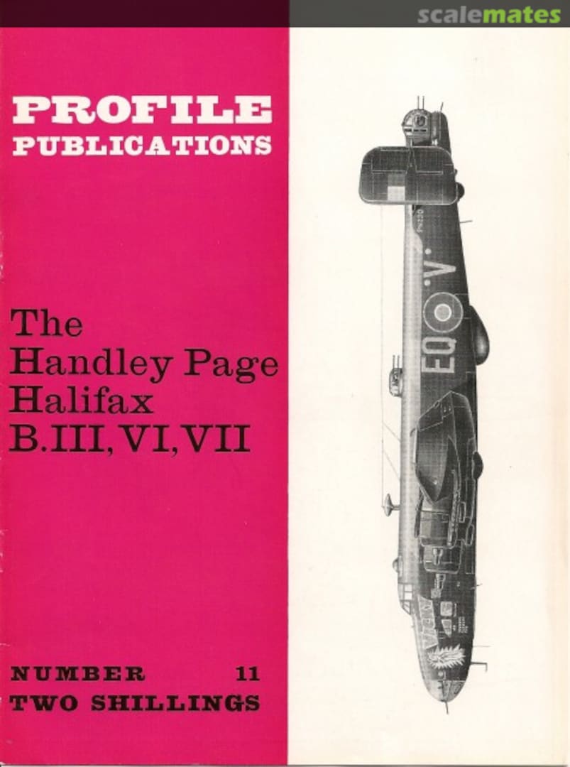 Cover The Handley Page Halifax B.III, VI, VII 11 Profile Publications