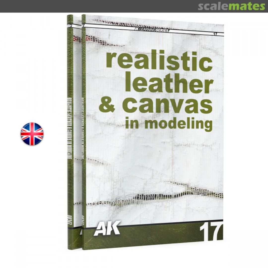 Cover Realistic Leather & Canvas in modeling 17 (AK542) AK Interactive Cover Realistic Leather & Canvas in modeling 17 (AK542) AK Interactive