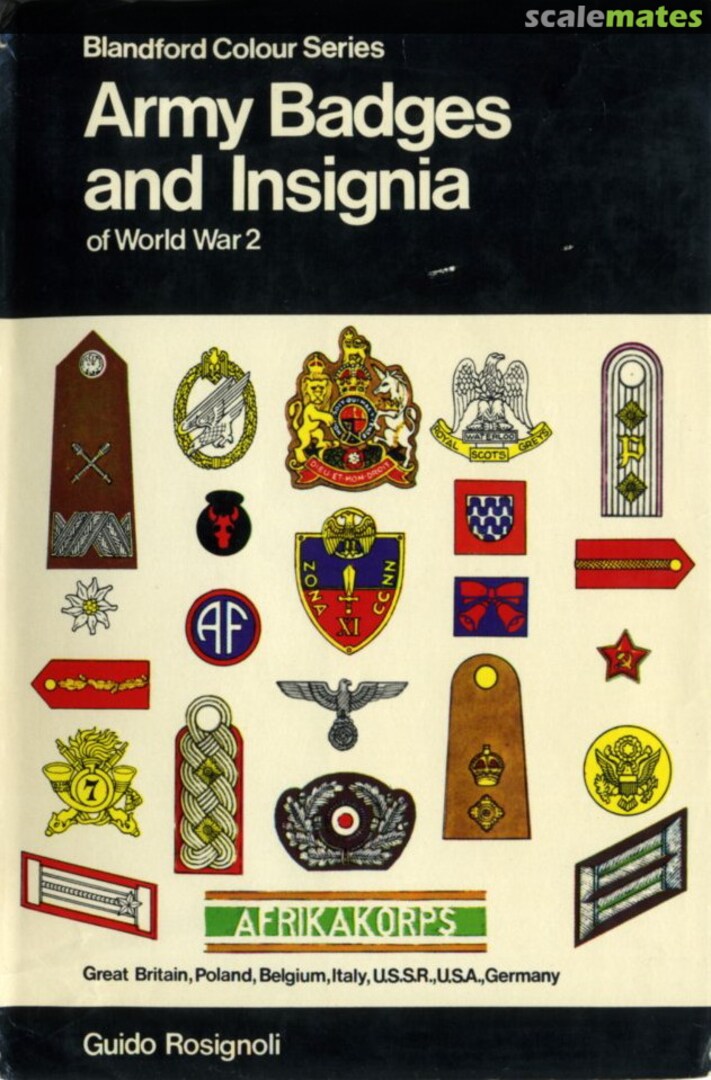 Cover Army Badges and Insignia of World War 2 Blandford Press Cover Army Badges and Insignia of World War 2 Blandford Press